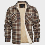 Marius - Jachetă polară în carouri