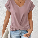ANA | Bluză Casual Elegantă cu Decolteu în V