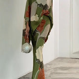 ALTHEA – COSTUM LARG IMPRIMAT ȘI STILAT