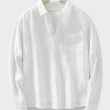 Antuan - Cămaşă Confortabilă cu Buzunar Frontal