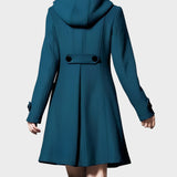 Mirela - Jachetă Stilată cu Buzunare și Glugă