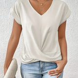 ANA | Bluză Casual Elegantă cu Decolteu în V