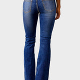 Andiara - Blugi Evazați Cu Talie Inaltă