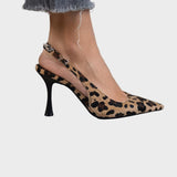 Ana - Pantofi cu Imprimeu Leopard